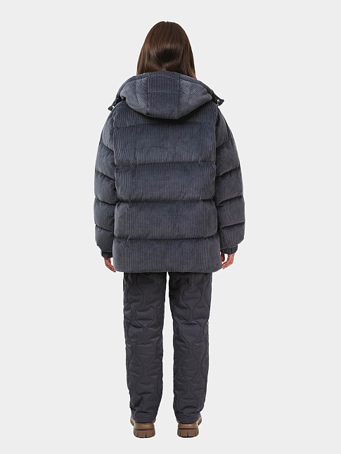 Пуховик VELVET (размер L, цвет Темно-серый)