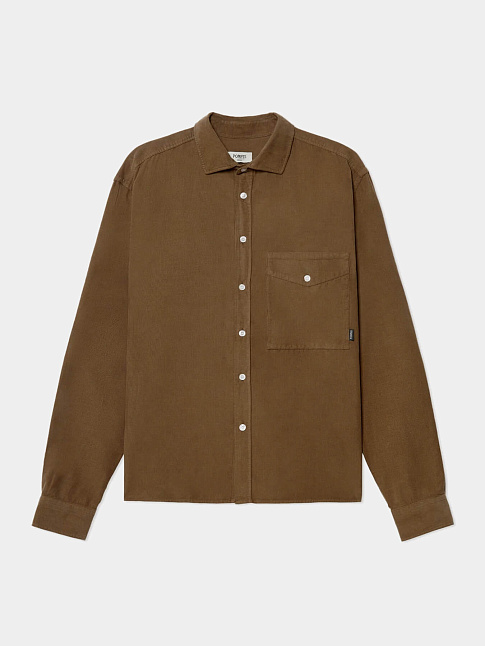 Рубашка CORDUROY BOXY (размер L, цвет Коричневый)