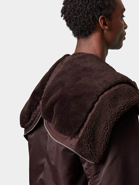 Бомбер HD OLTERA (размер XL, цвет Темно-бордовый)