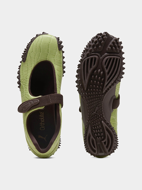Балетки MOSTRO FEY CROC (размер 37 1/2, цвет Зеленый)