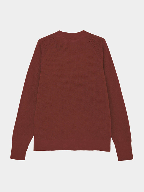 Свитшот MESH PILE (размер M, цвет Темно-красный)