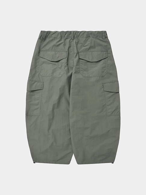 Брюки NYLON CARGO BALLOON (размер XL, цвет Зеленый)