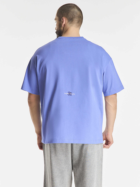 Футболка FLEURS DE L’AUBE (размер L, цвет Фиолетовый)