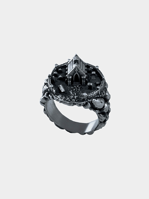 Кольцо "Sklep" (размер 20, цвет Серебряный)