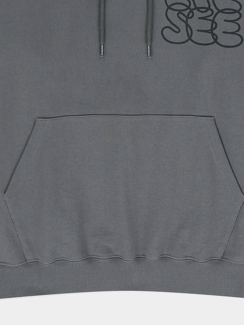 Худи C-LOGO (размер L, цвет Темно-серый)