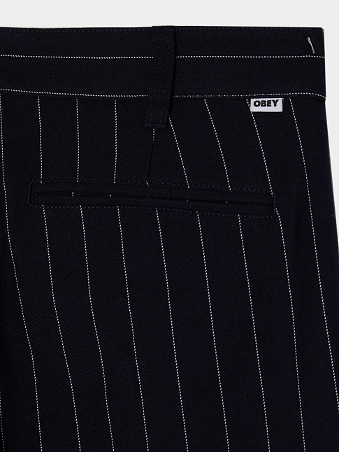 Брюки DEAN STRIPE PLEATED (размер 30, цвет Черный)