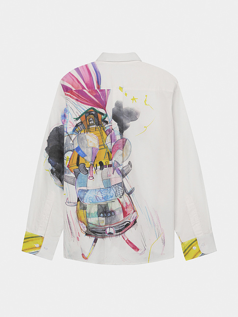 Рубашка SLINGSHOT BUTTON UP (размер M, цвет Белый)