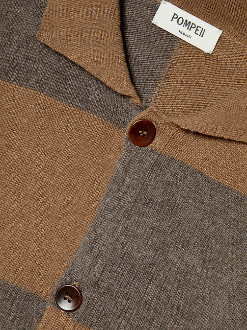 Кардиган CHECKED (размер XL, цвет Коричневый)