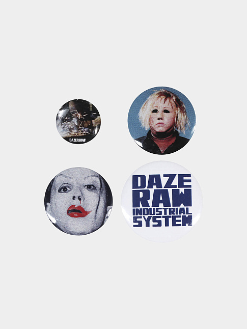 Значки INDUSTRIAL SYSTEM (размер one size, цвет Синий)
