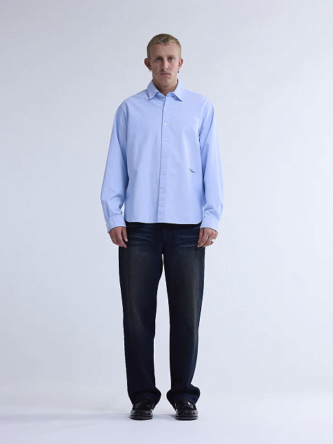 Рубашка BEACH OXFORD (размер XL, цвет Голубой)