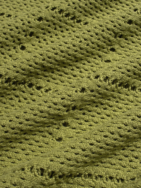 Свитер CROCHET CREWNECK (размер M, цвет Зеленый)