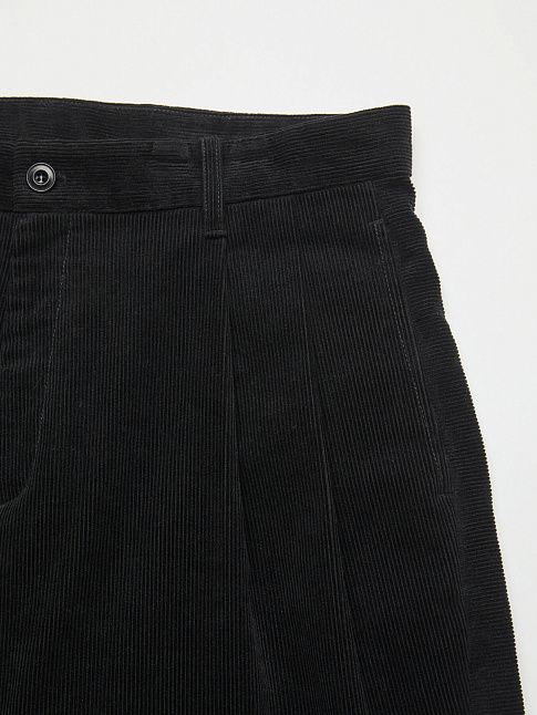 Брюки CORDUROY PANELLED ROUNDING (размер M, цвет Черный)