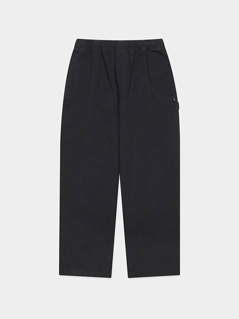 Брюки PIGMENT DYED WORK EASY (размер L, цвет Черный)