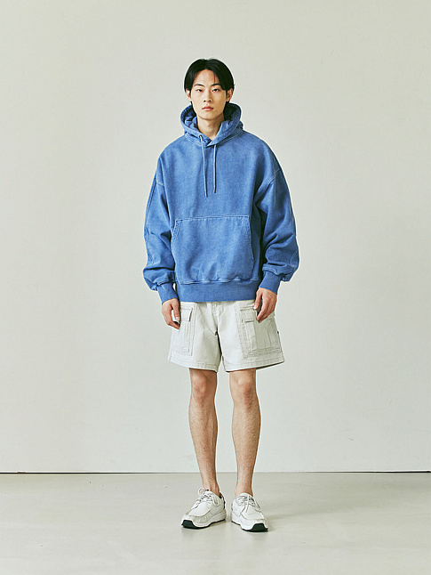Худи OG PIGMENT DYEING 002 (размер L, цвет Синий)