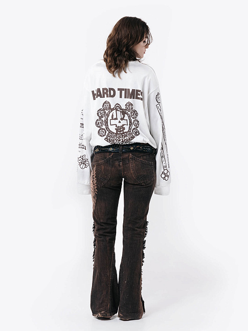 Лонгслив HARD TIMES 2 (размер XL, цвет Белый)