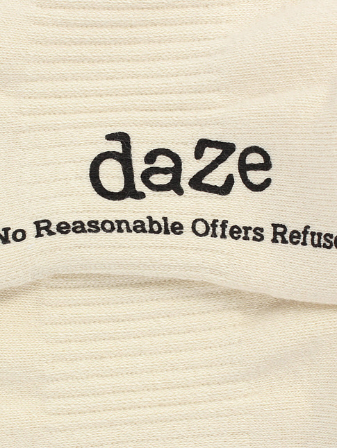 Носки LOGO (размер 41-44, цвет Белый-Коричневый)