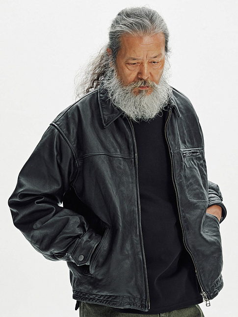 Куртка DESTROYED COWHIDE (размер M, цвет Черный)