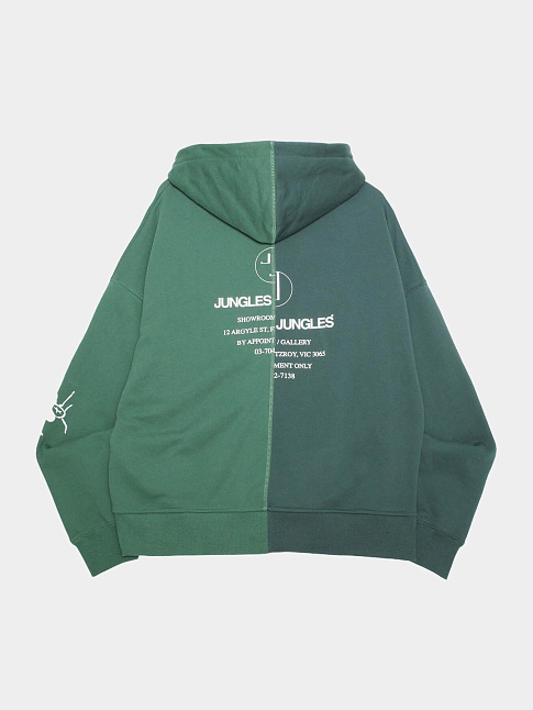 Худи APPOINTMENT ONLY ZIP UP SPLIT (размер L, цвет Зеленый)