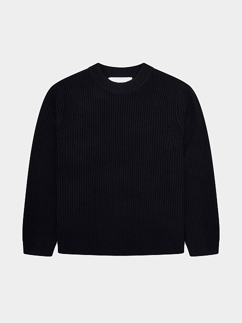 Свитер BOXY WOOL (размер L, цвет Темно-синий)