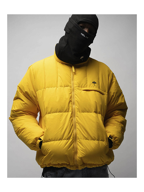 Пуховик DUAL REVERSIBLE (размер L, цвет Желтый-Черный)