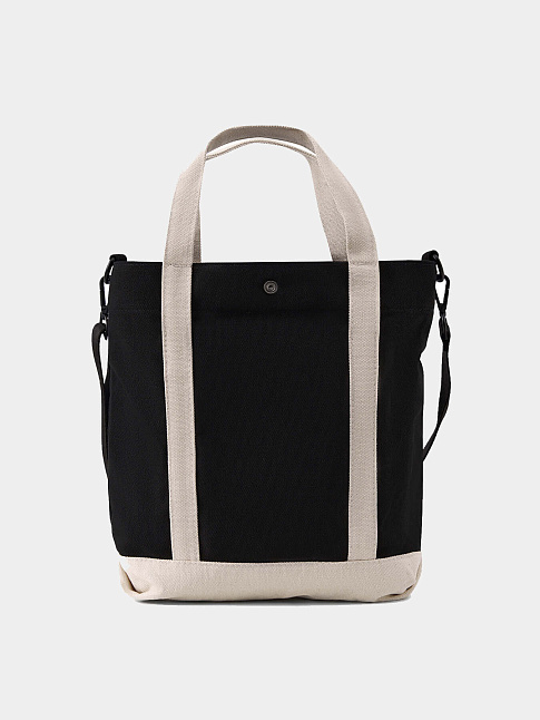 Тоут из канваса (размер one size, цвет Черный)