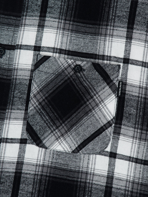 Рубашка FLANNEL CHECK (размер XL, цвет Черный)