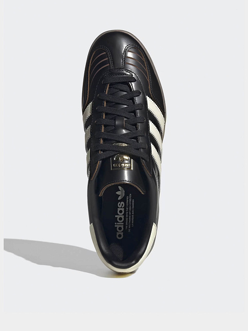 Кроссовки GAZELLE INDOOR (размер 42, цвет Черный-Бежевый)