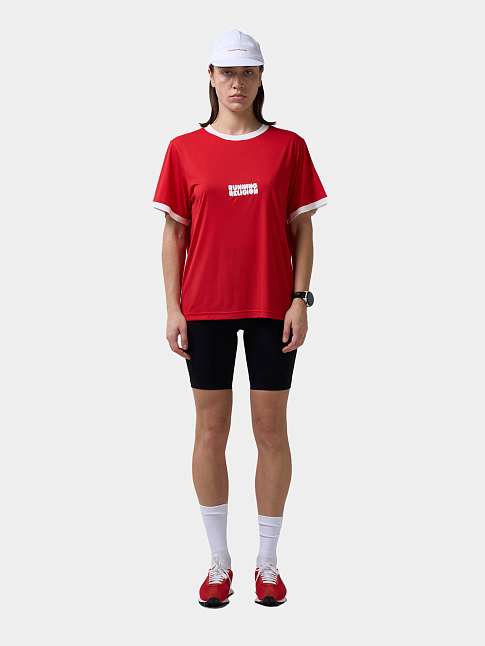 Футболка MELTED BUBBLE LOGO (размер L, цвет Красный)