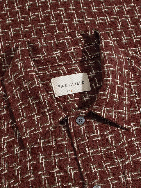 Рубашка BUSEY DOBBY ARCHITECT (размер XL, цвет Красный)