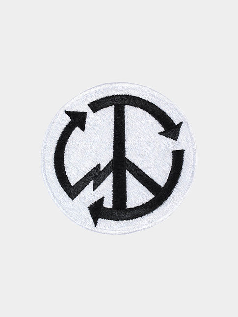 Нашивка CROSS OF PEACE PATCH (размер one size, цвет Черный-Белый)