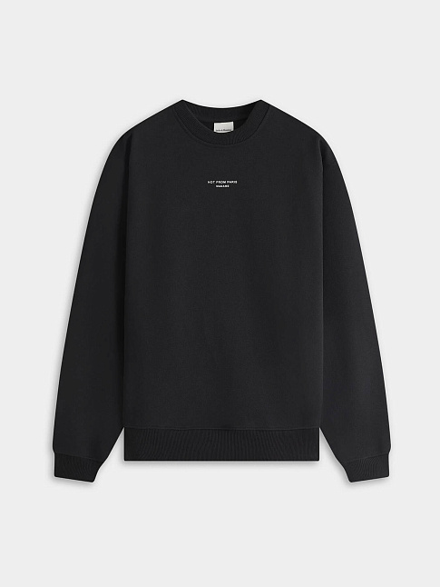 Свитшот SLOGAN CLASSIQUE (размер S, цвет Черный)