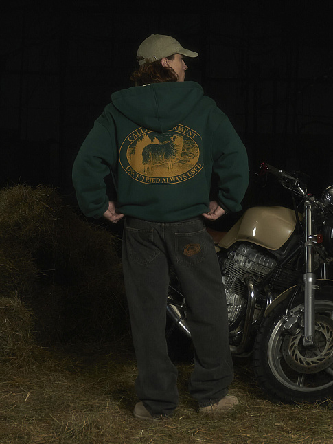 Джинсы PASTORAL WIDE (размер S, цвет Темно-серый)