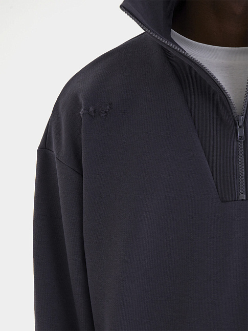 Свитшот LIGHT DESTROY (размер M, цвет Темно-серый)