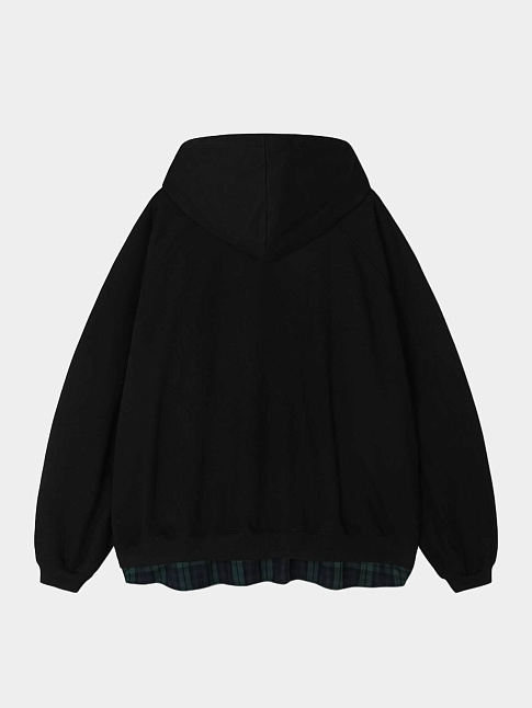 Худи SNAKE PRINT SHIRT LAYERED (размер M, цвет Черный)