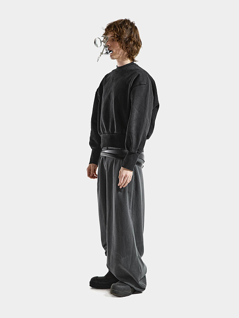 Свитшот PERFECT VINTAGE (размер XL, цвет Черный)