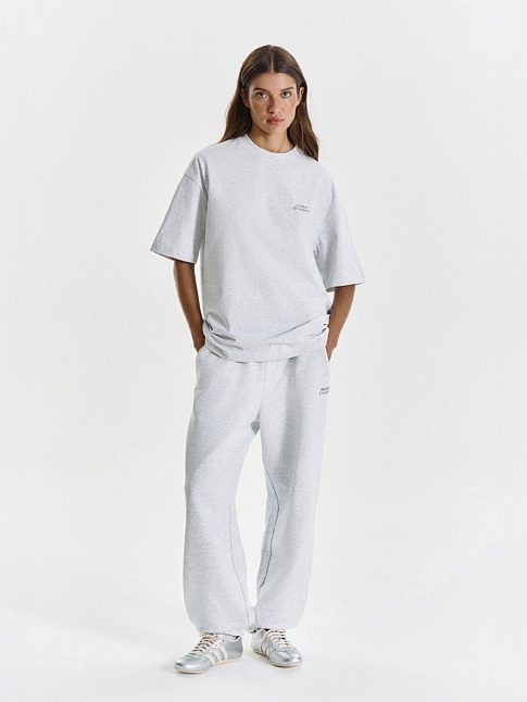 Футболка LOGO DE BASE 02 (размер L, цвет Серый)