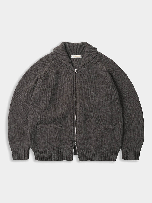 Кардиган HEAVY COWICHAN ZIPUP (размер L, цвет Коричневый)