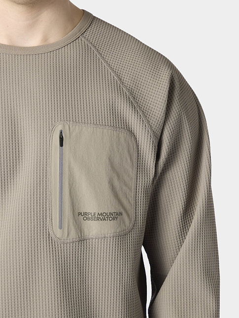 Лонгслив WAFFLE (размер XL, цвет Серый)