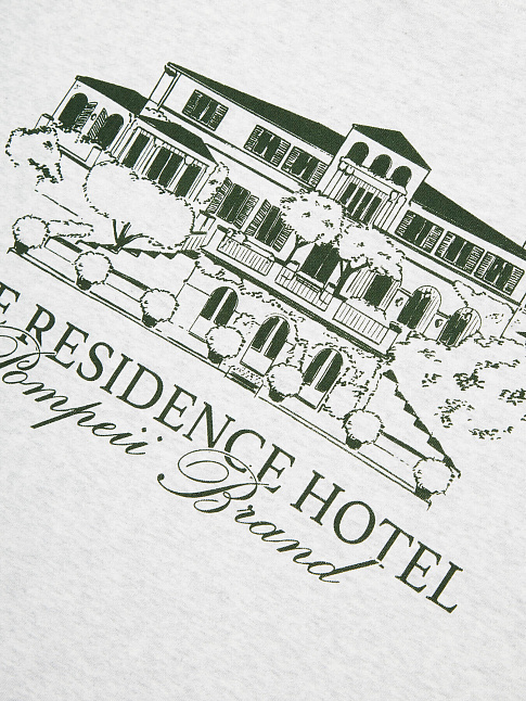 Свитшот RESIDENCE HOTEL (размер XL, цвет Светло-серый)
