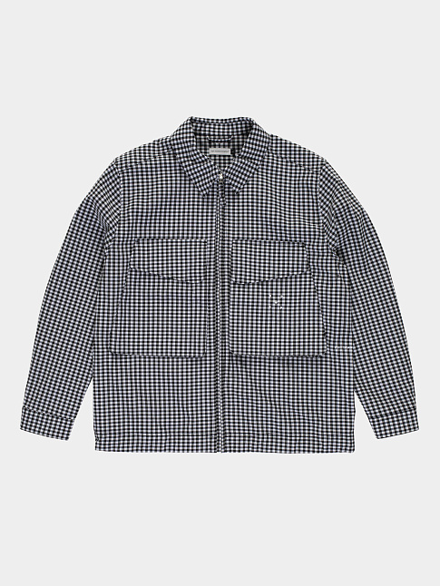 Куртка GINGHAM BOXER (размер L, цвет Черный-Белый)