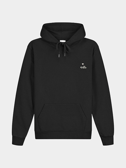 Худи HEART LOGO (размер L, цвет Черный)