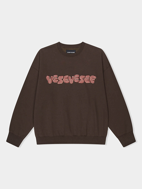 Свитшот Y.E.S ARGYLE (размер M, цвет Темно-коричневый)