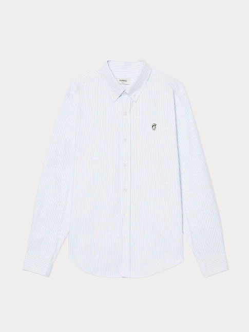 Рубашка EMILIO STRIPES OXFORD (размер XL, цвет Голубой)