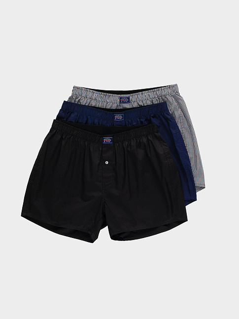 Комплект трусов BOXER SHORTS 3-PACK (размер L, цвет Разноцветный)