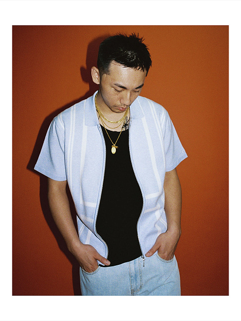 Свитер ALDO FULL ZIP POLO (размер XL, цвет Голубой)