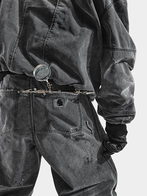 Брюки OLDSTROY CANVAS (размер M, цвет Темно-серый)