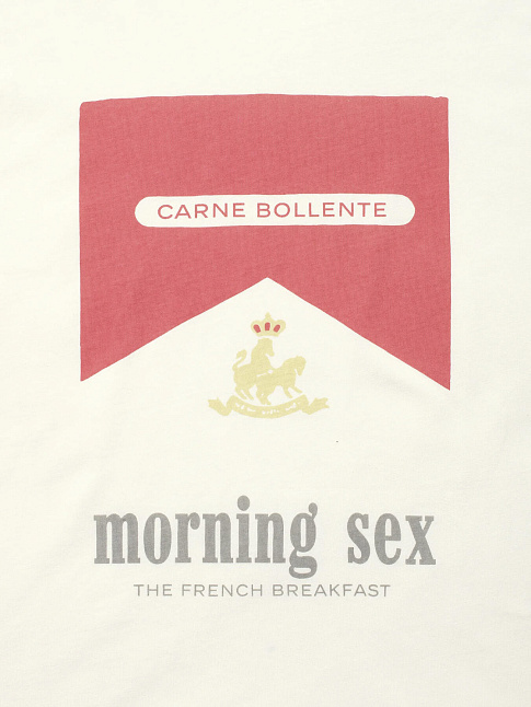Футболка BREAKFAST IN BED (размер XS, цвет Белый)