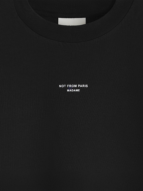 Футболка SLOGAN CLASSIQUE (размер XXL, цвет Черный)