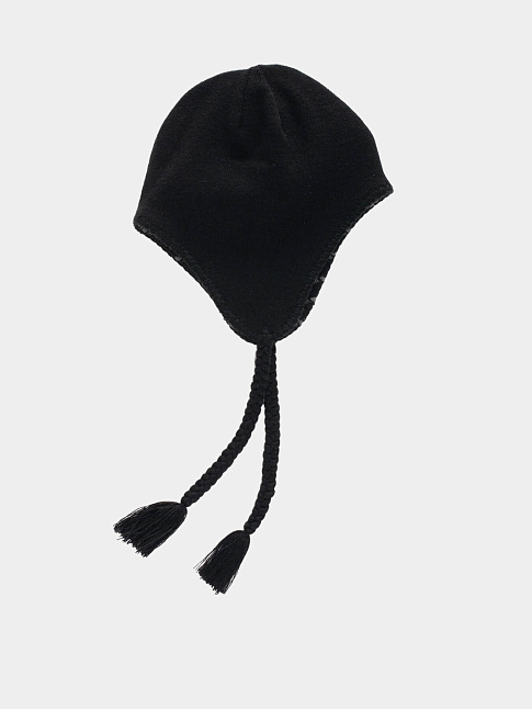 Шапка REVERSIBLE EARFLAP (размер one size, цвет Черный-Серый)