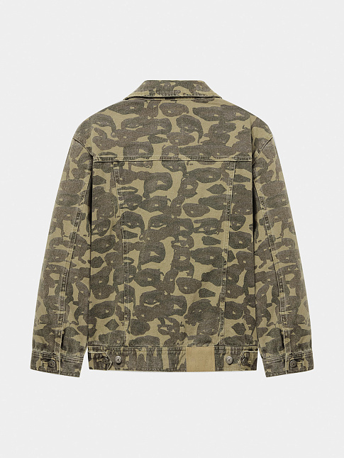 Куртка FACE CAMO (размер L, цвет Зеленый)